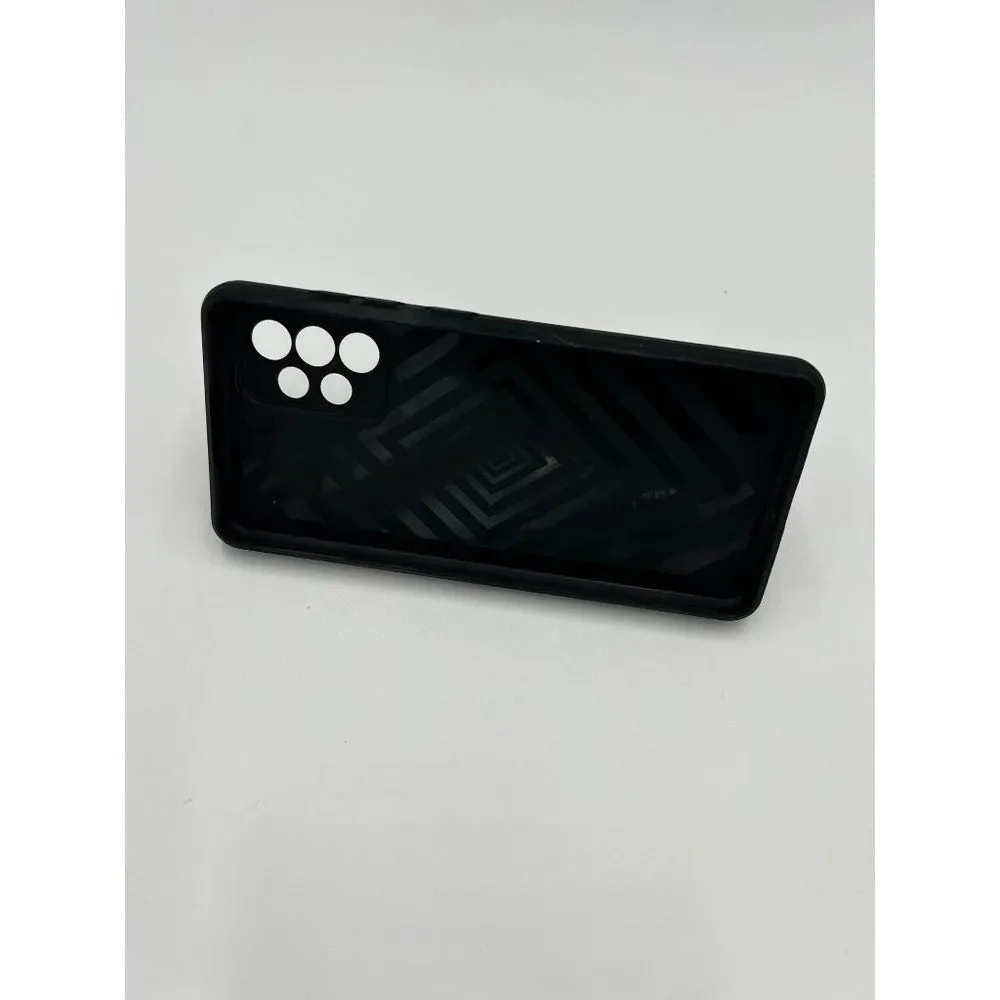 Brand New Samsung Galaxy‎ A72 Black Shockproof Phone Case With Kickstand